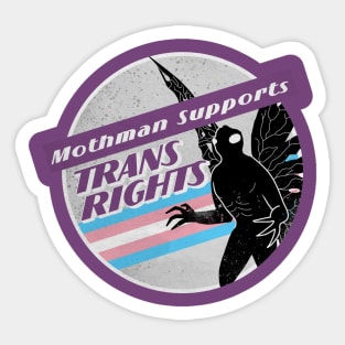 Trans Pride Mothman Sticker